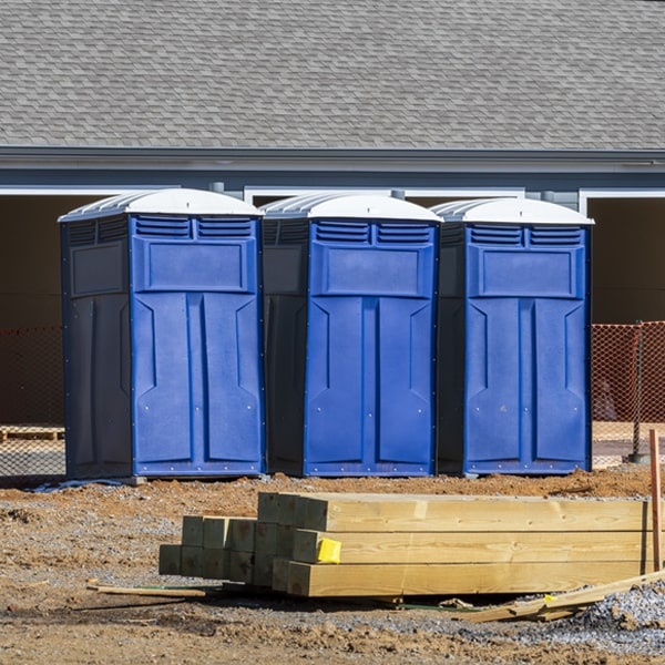 is there a specific order in which to place multiple porta potties in Gilbertown AL